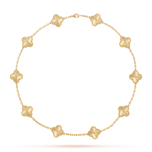 Collar Van Cleef Baño de ORO 18K | CAJA DE LUJO INCLUIDA