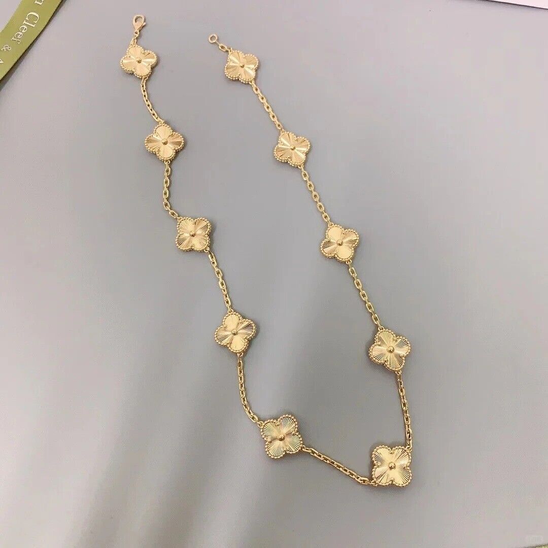 Collar Van Cleef Baño de ORO 18K | CAJA DE LUJO INCLUIDA
